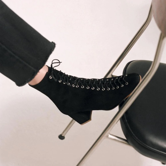 By FAR Becca boots in black suede - Picture 1 of 11